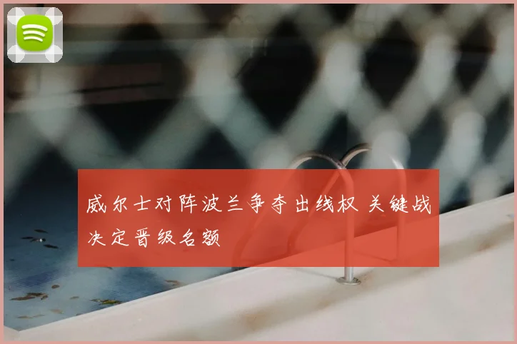 威尔士对阵波兰争夺出线权 关键战决定晋级名额